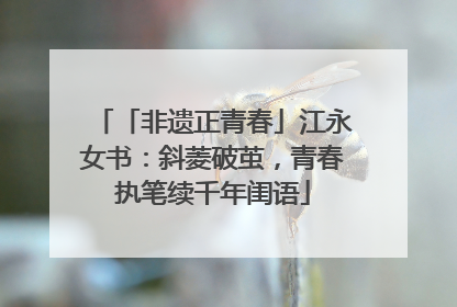 「非遗正青春」江永女书：斜菱破茧，青春执笔续千年闺语