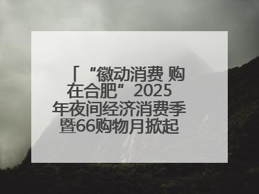 “徽动消费 购在合肥”2025年夜间经济消费季暨66购物月掀起消费热潮