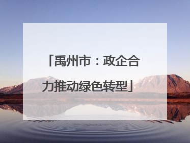 禹州市：政企合力推动绿色转型