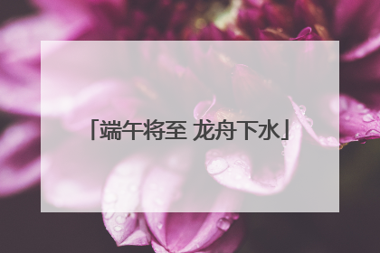 端午将至 龙舟下水