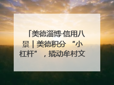 美德淄博·信用八景｜美德积分 “小杠杆”，撬动牟村文明 “大能量”
