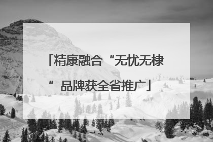 精康融合“无忧无棣”品牌获全省推广