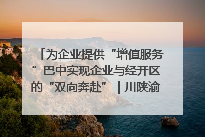 为企业提供“增值服务”巴中实现企业与经开区的“双向奔赴”｜川陕渝网络名人巴中行
