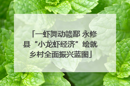 一虾舞动赣鄱 永修县“小龙虾经济”绘就乡村全面振兴蓝图