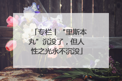 专栏丨“里斯本丸”沉没了，但人性之光永不沉没