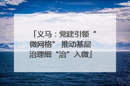 义马：党建引领“微网格” 推动基层治理细“治”入微