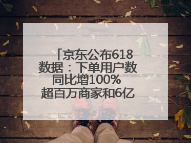 京东公布618数据：下单用户数同比增100% 超百万商家和6亿消费者受益AI