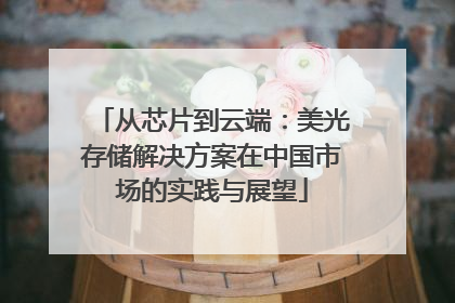 从芯片到云端：美光存储解决方案在中国市场的实践与展望