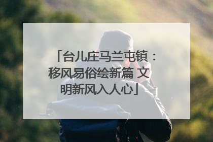 台儿庄马兰屯镇：移风易俗绘新篇 文明新风入人心