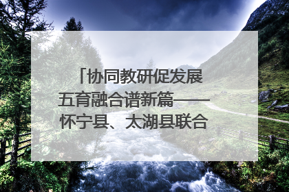 协同教研促发展 五育融合谱新篇——怀宁县、太湖县联合教研活动在月山镇中心学校成功举办