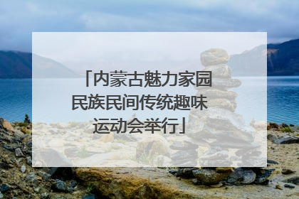 内蒙古魅力家园民族民间传统趣味运动会举行