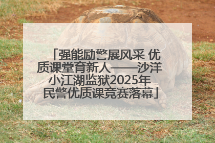 强能励警展风采 优质课堂育新人——沙洋小江湖监狱2025年民警优质课竞赛落幕