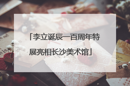 李立诞辰一百周年特展亮相长沙美术馆