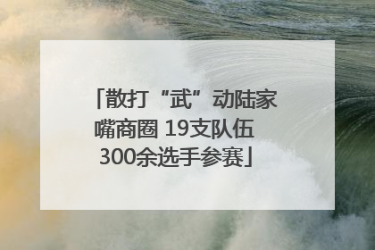 散打“武”动陆家嘴商圈 19支队伍300余选手参赛