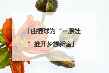 曲棍球为“草原娃”推开梦想新窗