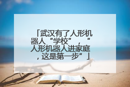 武汉有了人形机器人“学校”，“人形机器人进家庭，这是第一步”