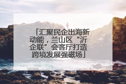 汇聚民企出海新动能，兰山区“沂企联”会客厅打造跨境发展强磁场