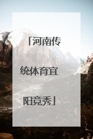河南传统体育宜阳竞秀