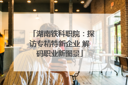湖南铁科职院：探访专精特新企业 解码职业新图景