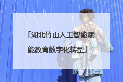 湖北竹山人工智能赋能教育数字化转型