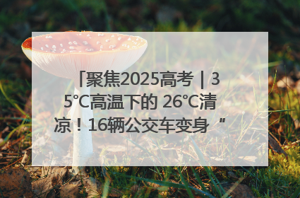 聚焦2025高考｜35℃高温下的 26℃清凉！16辆公交车变身“助考驿站”为高考护航