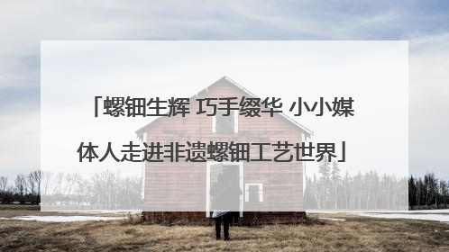 螺钿生辉 巧手缀华 小小媒体人走进非遗螺钿工艺世界