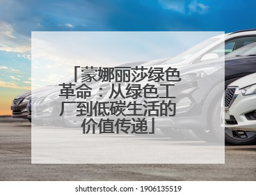 蒙娜丽莎绿色革命：从绿色工厂到低碳生活的价值传递