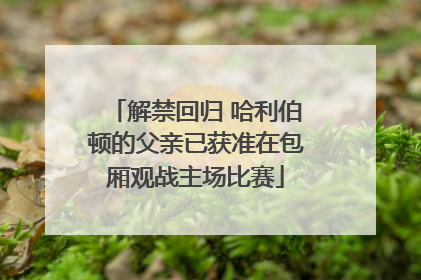 解禁回归 哈利伯顿的父亲已获准在包厢观战主场比赛