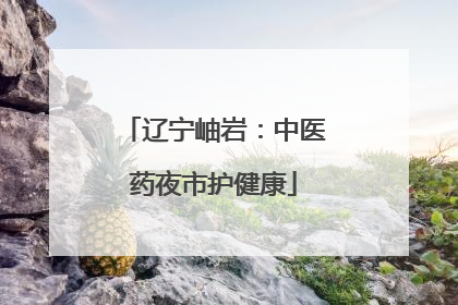 辽宁岫岩：中医药夜市护健康