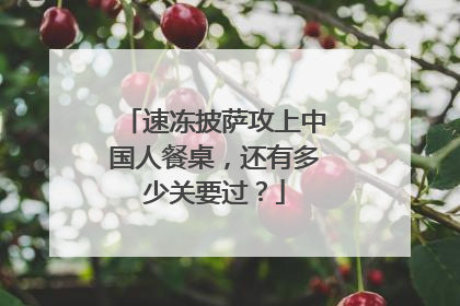速冻披萨攻上中国人餐桌，还有多少关要过？