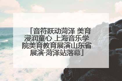 音符跃动菏泽 美育浸润童心 上海音乐学院美育教育展演山东省展演·菏泽站落幕