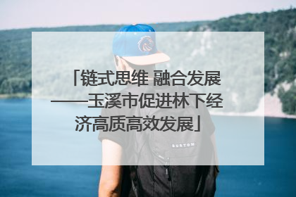 链式思维 融合发展——玉溪市促进林下经济高质高效发展