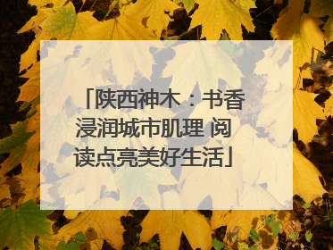 陕西神木：书香浸润城市肌理 阅读点亮美好生活