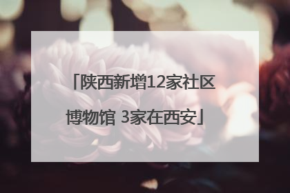 陕西新增12家社区博物馆 3家在西安