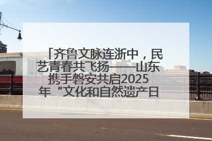 齐鲁文脉连浙中，民艺青春共飞扬——山东携手磐安共启2025年“文化和自然遗产日”系列活动