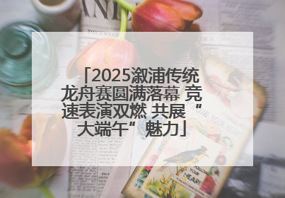 2025溆浦传统龙舟赛圆满落幕 竞速表演双燃 共展“大端午”魅力
