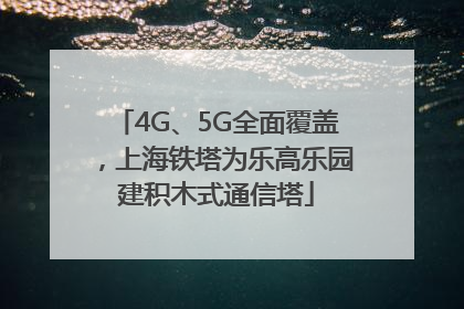 4G、5G全面覆盖，上海铁塔为乐高乐园建积木式通信塔